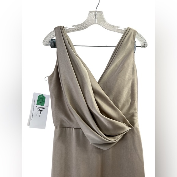 Noir by Lazaro Champaign gold bridal formal dress - Picture 2 of 9